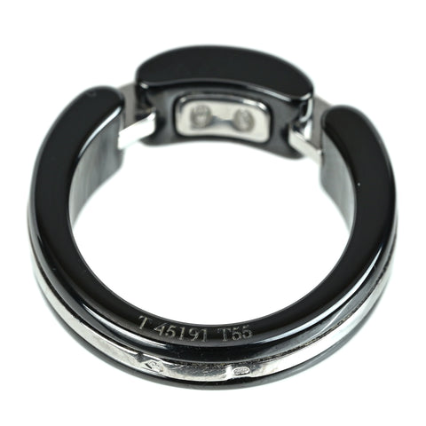 【中古】CHANEL シャネル ULTRA  ウルトラ K18WG/ブラックセラミック ダイヤモンドリング 6.9g #14