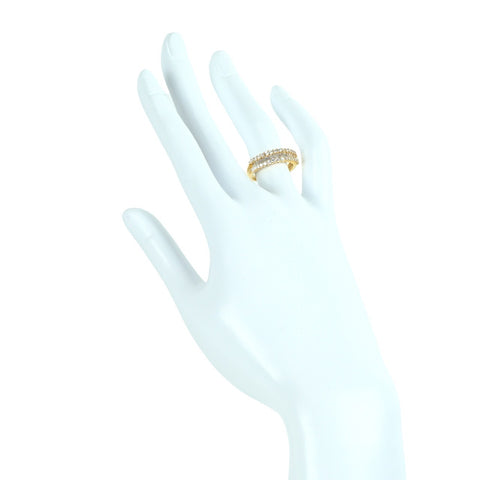 【中古】K18YG DIAMOND ダイヤモンド RING  D1.00 #11 ソ　3.9g