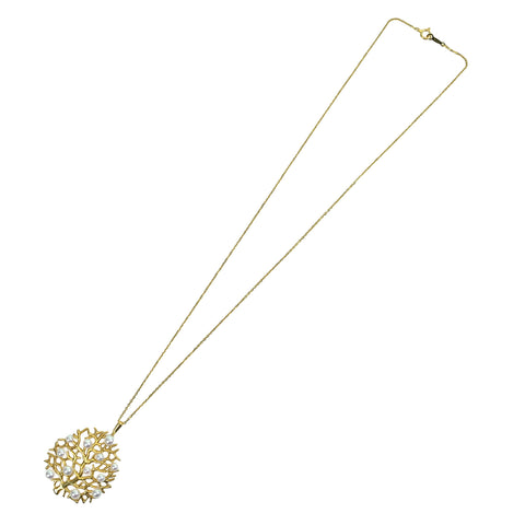 【中古】MIKIMOTOミキモト K18YG AKOYA PEARL NECKLACE アコヤパールペンダントネックレス 10.2g BOX ONE PRICE