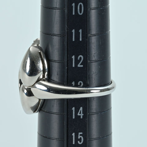 【中古】BVLGARI リング PT950 DIAMONDダイヤモンドリング リペア証明書、BOX 12.5g #12.5 ONE PRICE