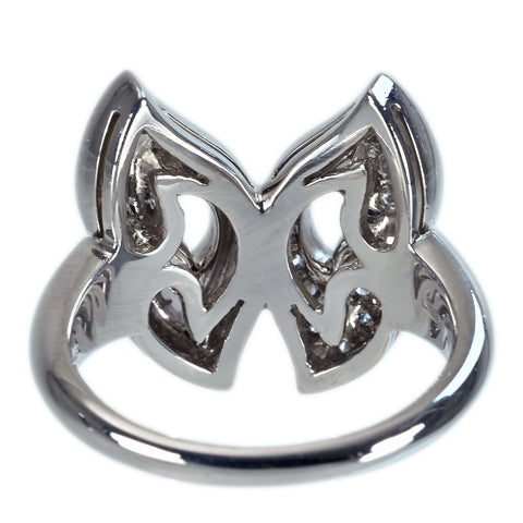 【中古】BVLGARI リング PT950 DIAMONDダイヤモンドリング リペア証明書、BOX 12.5g #12.5 ONE PRICE