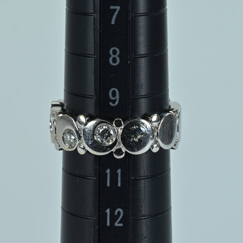 【中古】MARINA B マリナ・ビー K18WG DIAMOND RING ダイヤモンドリング 5.4g ＃10 ONE PRICE