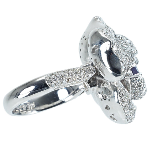 【中古】K18WG ALEXANDRITE RING アレキサンドライトリング A2.67ct D1.94ct GRS鑑別書 18.0g #11