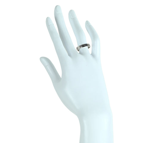 【中古】GUCCI グッチ リング K18WG アイコン 3.6g #12.5