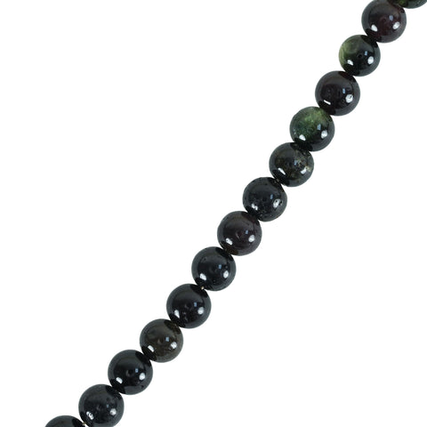 【中古】K18YG TOURMALINEブラックトルマリン丸玉ブレスレット 11.8g