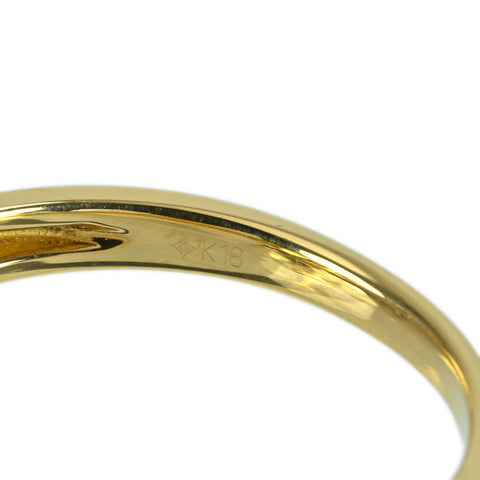 【中古】K18YG PERIDOT RING ペリドットリング P2 .00ct 4.3g #16.5