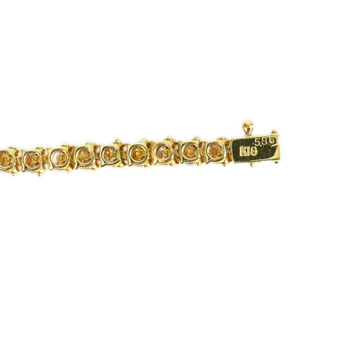 【中古】K18YG DIAMOND NECKLACE ダイヤモンドネックレス D1.81ct D5.86ct 51.5g
