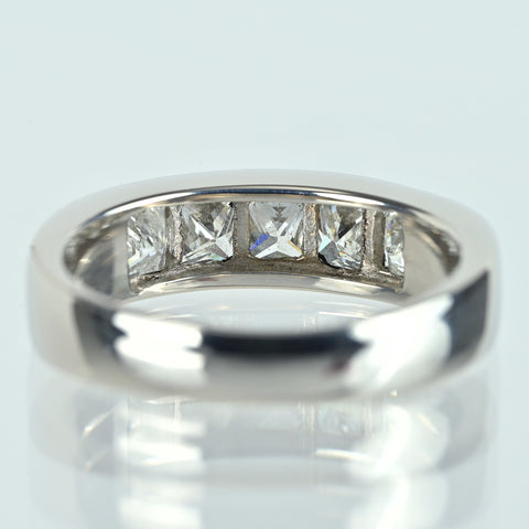 【中古】PT900 DIAMOND プリンセスカットダイヤモンドリング D1.30ct 6.2g #10