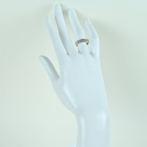 【中古】PT900 DIAMOND プリンセスカットダイヤモンドリング D1.30ct 6.2g #10