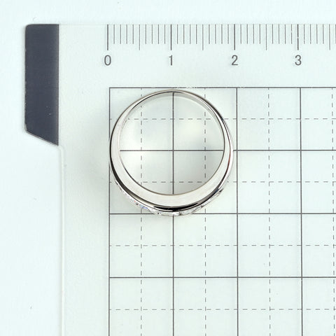 【中古】PT900 DIAMOND プリンセスカットダイヤモンドリング D1.30ct 6.2g #10