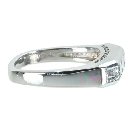 [Used] PT900 DIAMOND Ring D0.83ct 6.4g #8 