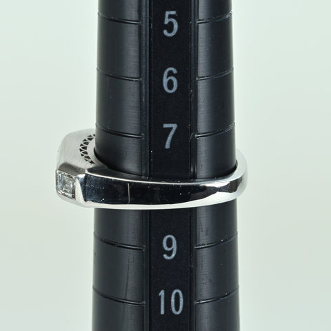 [Used] PT900 DIAMOND Ring D0.83ct 6.4g #8 