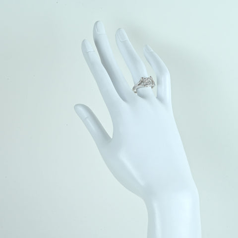 【中古】PT900 DIAMOND ダイヤモンドリング D1.00ct 6.3g #12