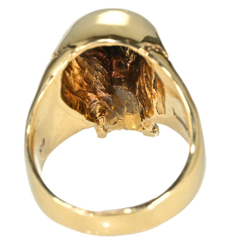 【中古】haraKIRI （ハラキリ）K18YG スカル リング 16.0g #11.5