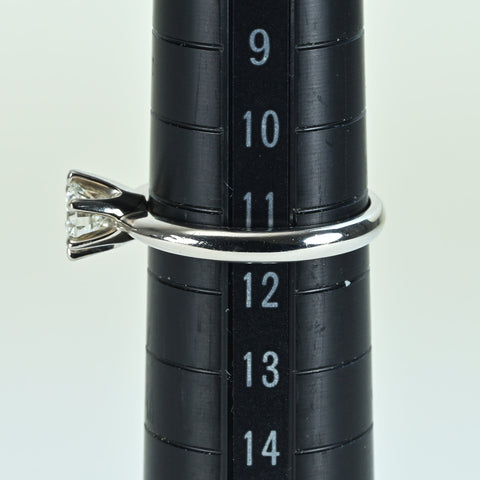 【中古】PT900 DIAMONDダイヤモンドリング 0.546ct 4.7g #11.5