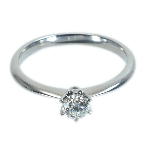 【中古】アイプリモ PT950 DIAMOND ダイヤモンドリング 0.264ct 3.0g