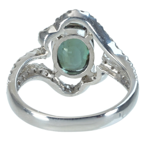 【中古】PT900 ALEXANDRITE RING アレキサンドライトリング A1.84ct D1.00ct 5.4g #11.5