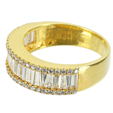 【中古】K18YG DIAMOND RING ダイヤモンドリング D1.62ct 6.1g #14