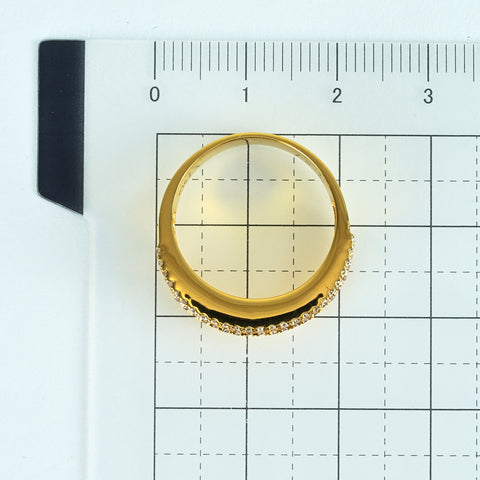 【中古】K18YG DIAMOND RING ダイヤモンドリング D1.62ct 6.1g #14