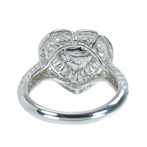 【中古】K18WG/YG RUBY非加熱ルビーリング R2.10ct D1.30ct AIGSピジョンブラッド鑑別書 5.3g #14