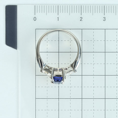 [Used] PT900 SAPPHIRE RING Sapphire ring S1.877ct D0.51ct 5.6g #10.5 
