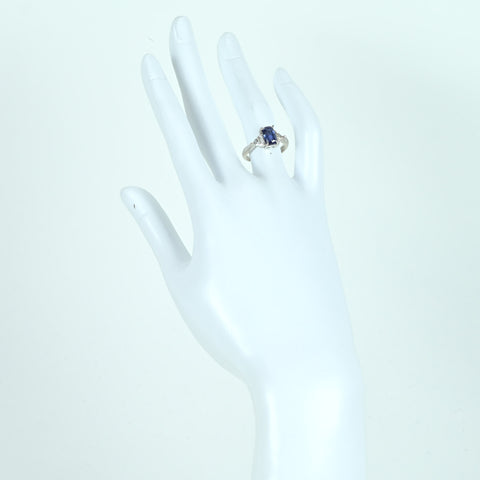 [Used] PT900 SAPPHIRE RING Sapphire ring S1.877ct D0.51ct 5.6g #10.5 