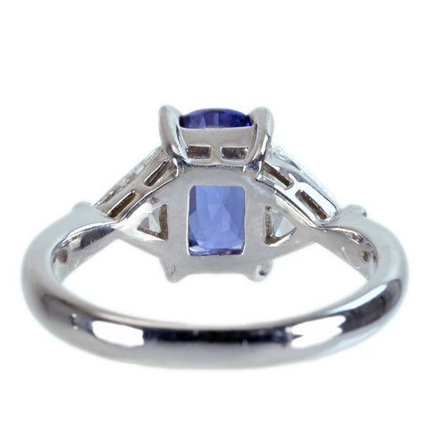 [Used] PT900 SAPPHIRE RING Sapphire ring S1.877ct D0.51ct 5.6g #10.5 