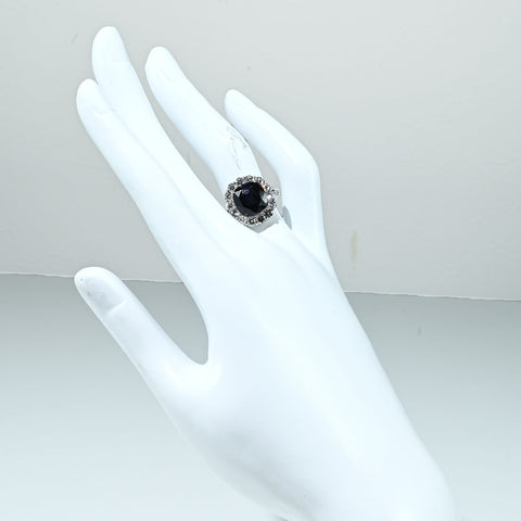 【中古】PT900 COLOR CHANGE SPINEL RING カラーチェンジスピネルリング SP6.22ct D1.35ct GRS鑑別書 9.2g #12