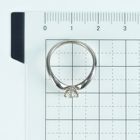 【中古】PT900 DIAMOND 0.355 Eカラー VS1 Excellentカット VSB CGL鑑定書 3.5g #9