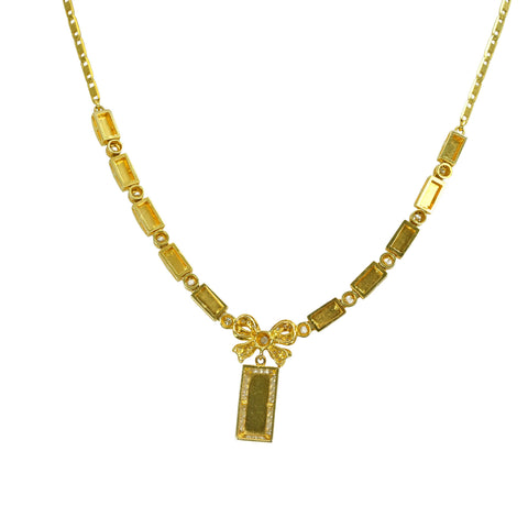 【中古】K18YG JADEITE ヒスイネックレス 15.8g