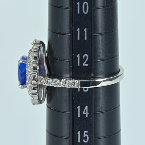 [Used] PT900 HAUYNITE RING H0.897ct D1.61ct 7.0g #13 