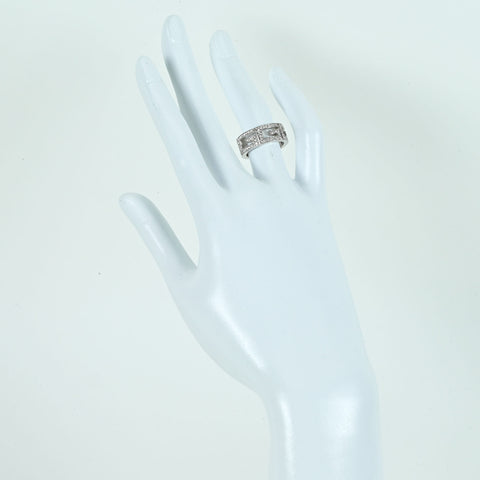 【中古】GUCCI グッチ K18WG DIAMONDダイヤ72P リング 9.0g  #9 ONE PRICE