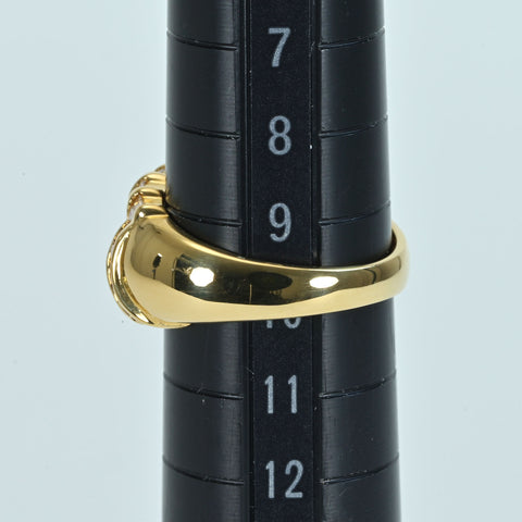 【中古】K18YG RUBYルビー＆ダイヤモンドリング R0.50ct D0.50ct 5.6g #10