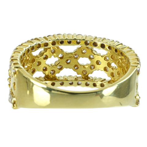 【中古】K18YG DIAMOND RING ダイヤモンドリング D1.00ct 4.3g #11