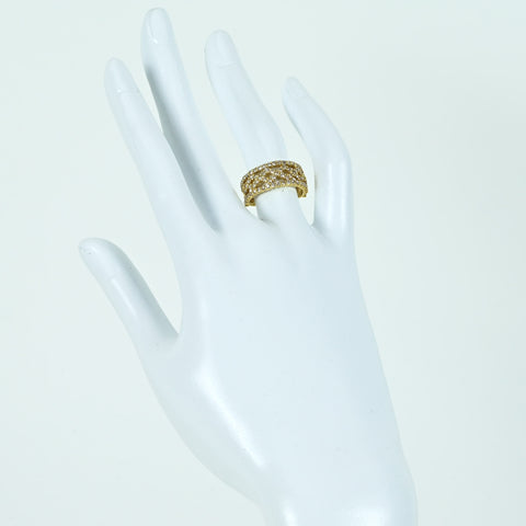 【中古】K18YG DIAMOND RING ダイヤモンドリング D1.00ct 4.3g #11