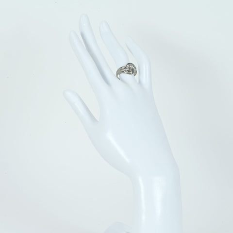 [Used] PT900 Diamond Ring, D0.25ct, 5.4g, #12.5, Certified 