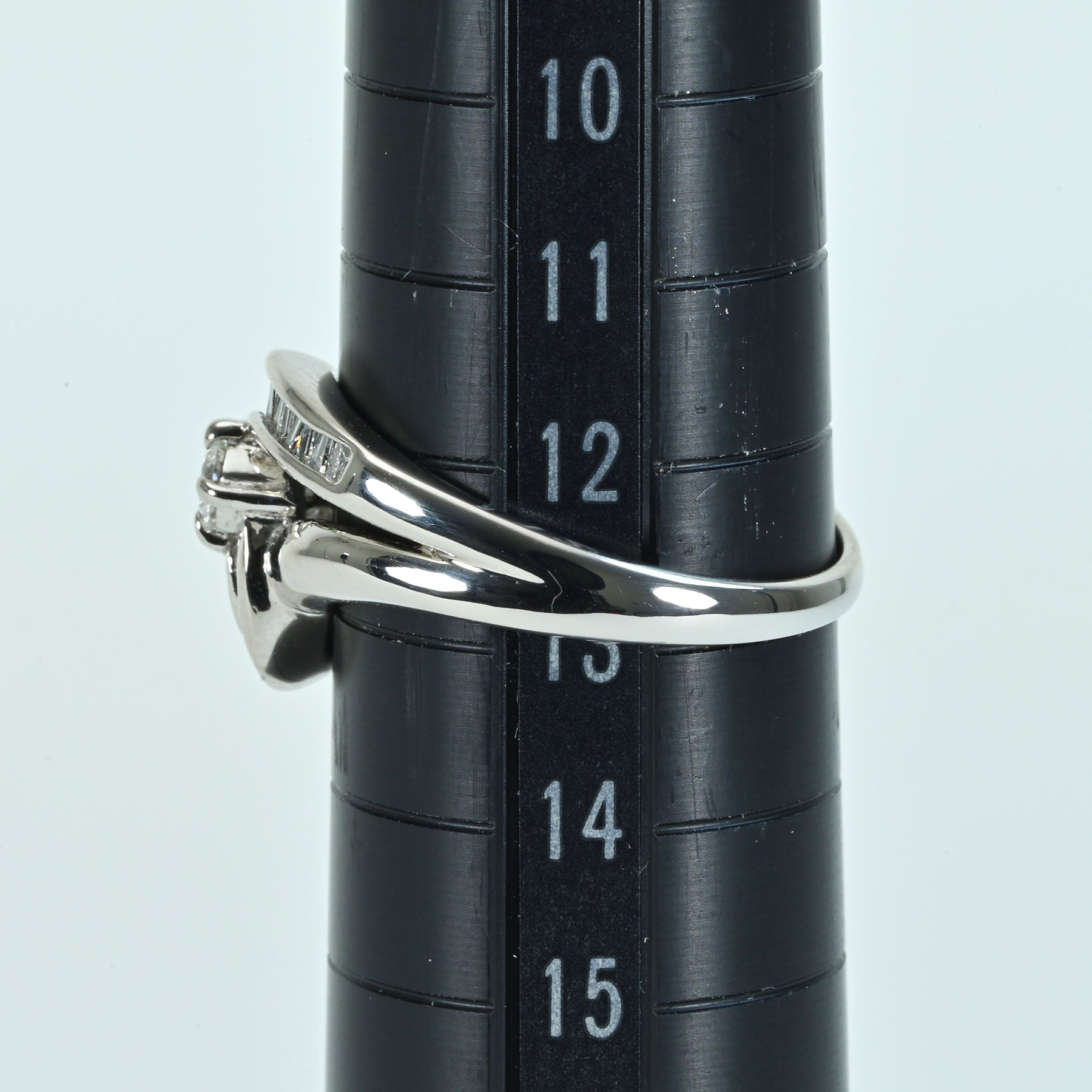 中古】PT900 DIAMONDダイヤモンドリング D0.25ct 5.4g #12.5 鑑別