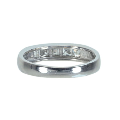 [Used] Mitsukoshi Department Store PT900 Diamond Ring D0.50ct 4.0g #8 