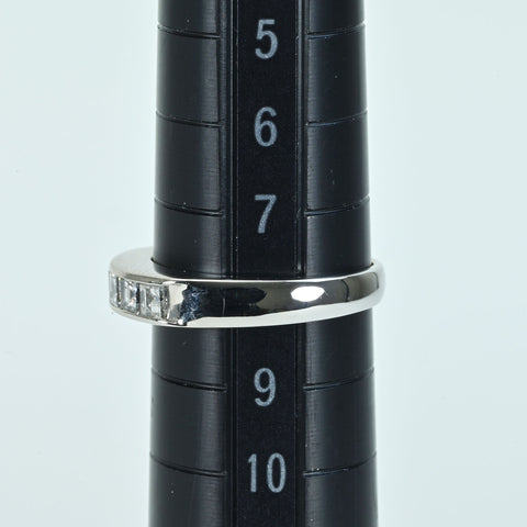 [Used] Mitsukoshi Department Store PT900 Diamond Ring D0.50ct 4.0g #8 