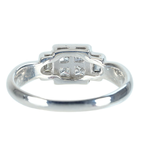 [Used] PT900 DIAMOND Ring D0.75ct 6.0g #15 