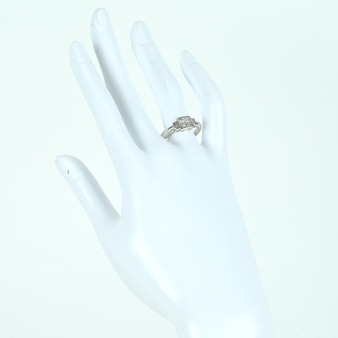 [Used] PT900 DIAMOND Ring D0.75ct 6.0g #15 