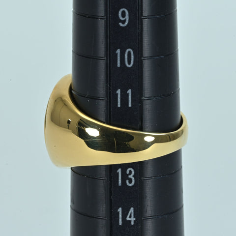 【中古】K18YG SAPPHIRE サファイアリング1.00ct D0.11ct 5.8g #12