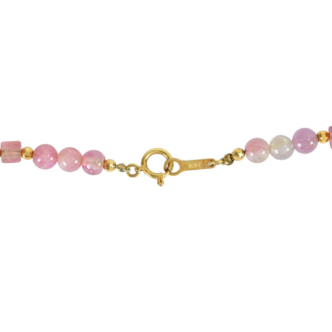 【中古】  K18YG TOURMALINEトルマリンネックレス Necklace 12.1g