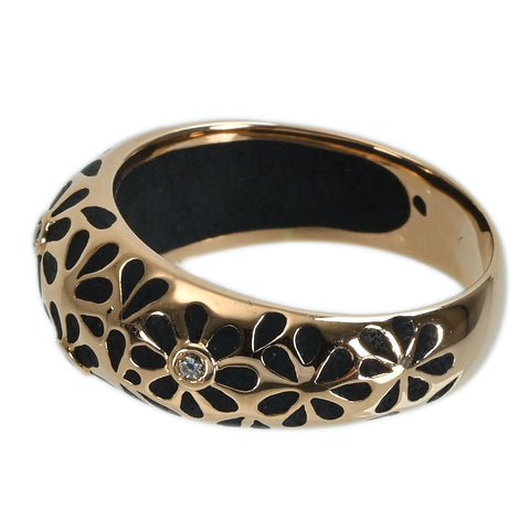 【中古】K18PG DIAMOND RINGダイヤモンドリング D0.05ct 6.4g #16.5