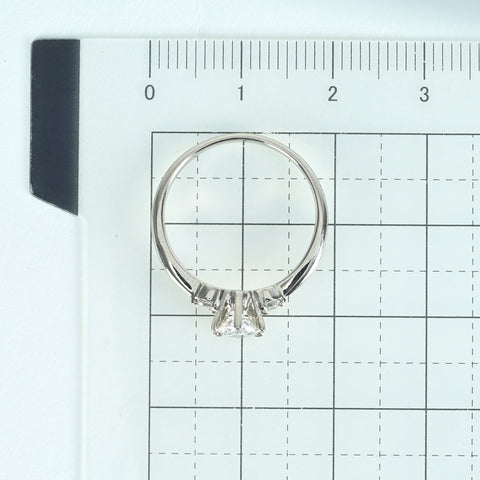 [Used] PT900 DIAMOND Ring 0.356ct D0.10 3g #11 