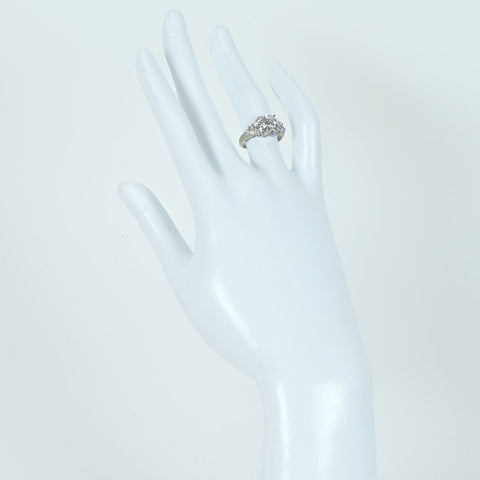 [Used] PT900 Diamond Ring 3.019ct D0.45ct 6.5g #9 