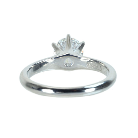 Pre-owned PT900 Diamond Ring, 0.71ct, 4.1g, with Ginza Wako Certificate, #7 