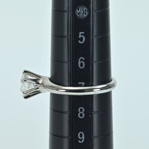 Pre-owned PT900 Diamond Ring, 0.71ct, 4.1g, with Ginza Wako Certificate, #7 