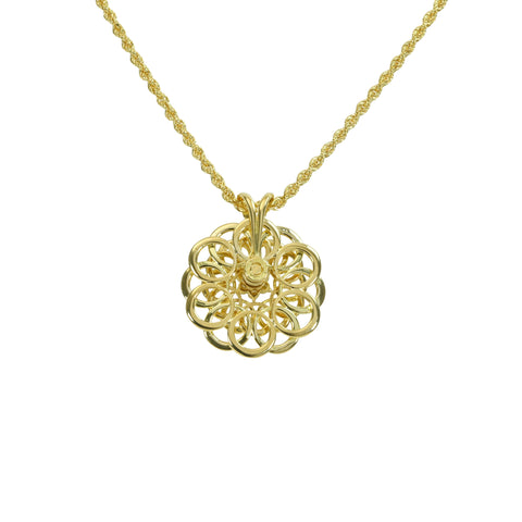 【中古】WALTHAM ウォルサム Necklace K18YG DIAMOND ダイヤモンドペンダントネックレス 25.6g ONE PRICE