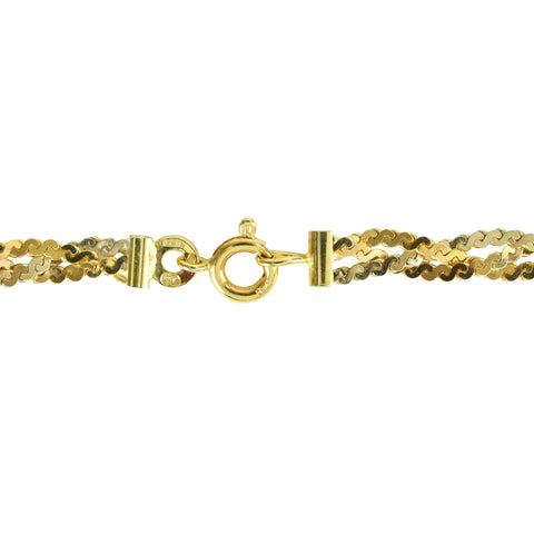 【中古】 K18YG DIAMOND ダイヤモンドペンダント Necklace ネックレス ウノアエレ 17.2g